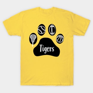 Tigers sports paw T-Shirt